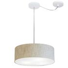 Lustre Pendente Cilíndrico Com Desvio De Centro Vivare Md-425