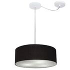 Lustre Pendente Cilíndrico Com Desvio De Centro Vivare Md-425