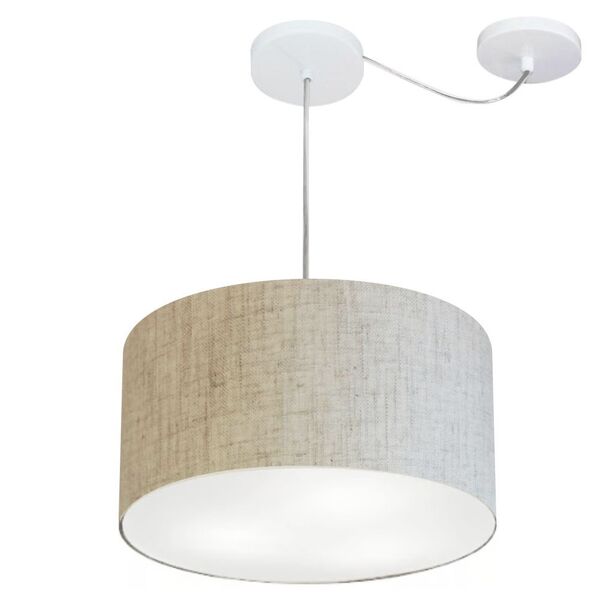 Lustre Pendente Cilíndrico Com Desvio De Centro Vivare Md-425
