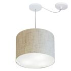 Lustre Pendente Cilíndrico Com Desvio De Centro Vivare Md-425