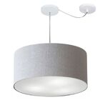 Lustre Pendente Cilíndrico Com Desvio De Centro Vivare Md-425