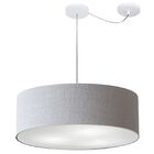 Lustre Pendente Cilíndrico Com Desvio De Centro Vivare Md-425