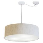 Lustre Pendente Cilíndrico Com Desvio De Centro Vivare Md-425