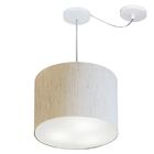 Lustre Pendente Cilíndrico Com Desvio De Centro Vivare Md-425