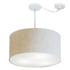 Lustre Pendente Cilíndrico Com Desvio De Centro Vivare Md-426
