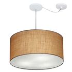 Lustre Pendente Cilíndrico Com Desvio De Centro Vivare Md-426