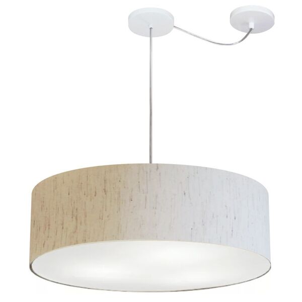 Lustre Pendente Cilíndrico Com Desvio De Centro Vivare Md-426