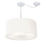 Lustre Pendente Cilíndrico Com Desvio De Centro Vivare Md-426