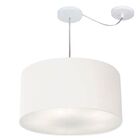 Lustre Pendente Cilíndrico Com Desvio De Centro Vivare Md-426