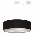 Lustre Pendente Cilíndrico Com Desvio De Centro Vivare Md-426