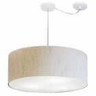 Lustre Pendente Cilíndrico Com Desvio De Centro Vivare Md-426
