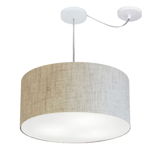 Lustre Pendente Cilíndrico Com Desvio De Centro Vivare Md-426