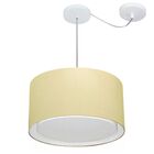 Lustre Pendente Cilíndrico Com Desvio De Centro Vivare Md-430