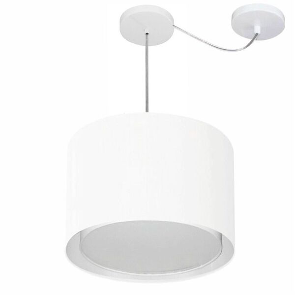 Lustre Pendente Cilíndrico Com Desvio De Centro Vivare Md-430