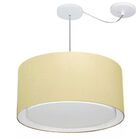 Lustre Pendente Cilíndrico Com Desvio De Centro Vivare Md-431