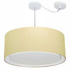 Lustre Pendente Cilíndrico Com Desvio De Centro Vivare Md-431