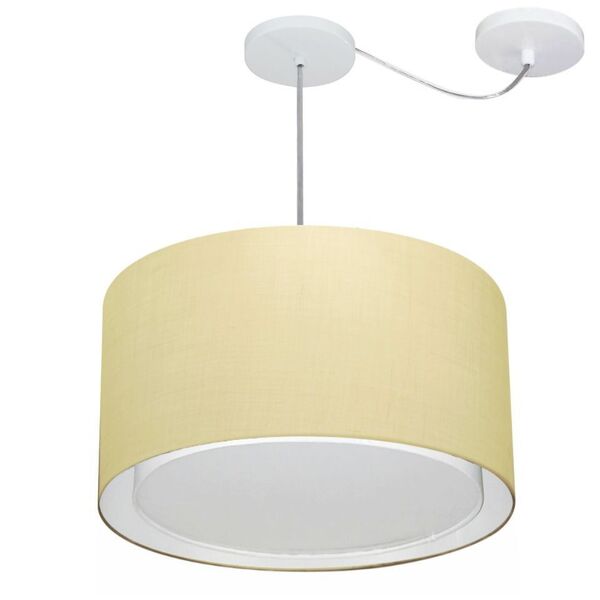Lustre Pendente Cilíndrico Com Desvio De Centro Vivare Md-431