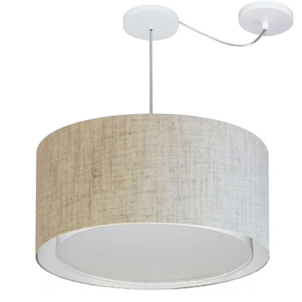Lustre Pendente Cilíndrico Com Desvio De Centro Vivare Md-431