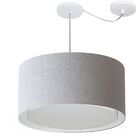 Lustre Pendente Cilíndrico Com Desvio De Centro Vivare Md-431