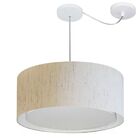Lustre Pendente Cilíndrico Com Desvio De Centro Vivare Md-431