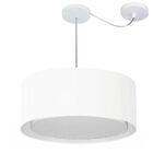 Lustre Pendente Cilíndrico Com Desvio De Centro Vivare Md-431