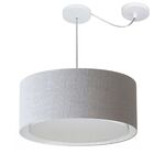 Lustre Pendente Cilíndrico Com Desvio De Centro Vivare Md-431