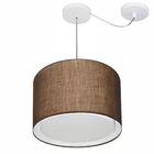Lustre Pendente Cilíndrico Com Desvio De Centro Vivare Md-431