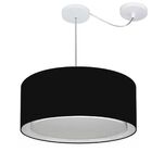 Lustre Pendente Cilíndrico Com Desvio De Centro Vivare Md-431