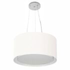 Lustre Pendente Cilíndrico Duplo Vivare Md-4123 Cúpula Em Tec