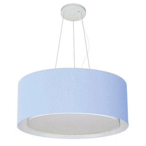 Lustre Pendente Cilíndrico Duplo Vivare Md-4124 Cúpula Em Tec