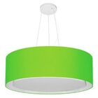 Lustre Pendente Cilíndrico Duplo Vivare Md-4125 Cúpula Em Tec