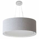 Lustre Pendente Cilíndrico Duplo Vivare Md-4125 Cúpula Em Tec