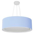 Lustre Pendente Cilíndrico Duplo Vivare Md-4125 Cúpula Em Tec