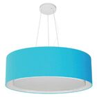 Lustre Pendente Cilíndrico Duplo Vivare Md-4125 Cúpula Em Tec