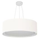 Lustre Pendente Cilíndrico Duplo Vivare Md-4126 Cúpula Em Tec