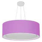 Lustre Pendente Cilíndrico Duplo Vivare Md-4126 Cúpula Em Tec