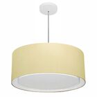 Lustre Pendente Cilíndrico Duplo Vivare Md-4294 Cúpula Em Tec
