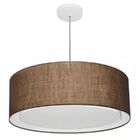 Lustre Pendente Cilíndrico Duplo Vivare Md-4297 Cúpula Em Tec