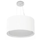 Lustre Pendente Cilíndrico Duplo Vivare Md-4299 Cúpula Em Tec