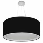 Lustre Pendente Cilíndrico Duplo Vivare Md-4303 Cúpula Em Tec