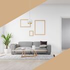 Lustre Pendente Cilindrico Em Alumínio Branco Ouro - Bivolt