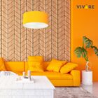 Lustre Pendente Cilíndrico Md-4100 Cúpula Em Tecido 50x25cm L