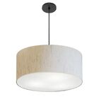 Lustre Pendente Cilíndrico Vivare Free Lux Md-4386 Cúpula Em