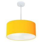 Lustre Pendente Cilíndrico Vivare Free Lux Pe-4386br Cúpula E