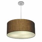 Lustre Pendente Cilíndrico Vivare Free Lux Pe-4386cz Cúpula E