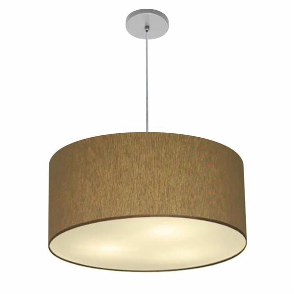 Lustre Pendente Cilíndrico Vivare Free Lux Pe-4386cz Cúpula E