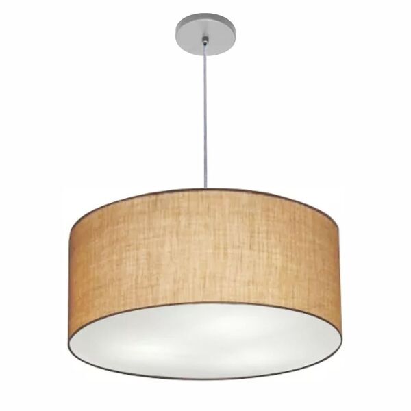 Lustre Pendente Cilíndrico Vivare Free Lux Pe-4386cz Cúpula E
