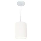 Lustre Pendente Cilíndrico Vivare Md-4012 Cúpula Em Tecido 18