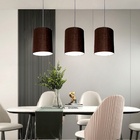 Lustre Pendente Cilíndrico Vivare Md-4012 Cúpula Em Tecido 18