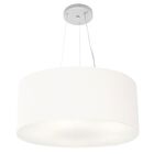 Lustre Pendente Cilíndrico Vivare Md-4047 Cúpula Em Tecido 50